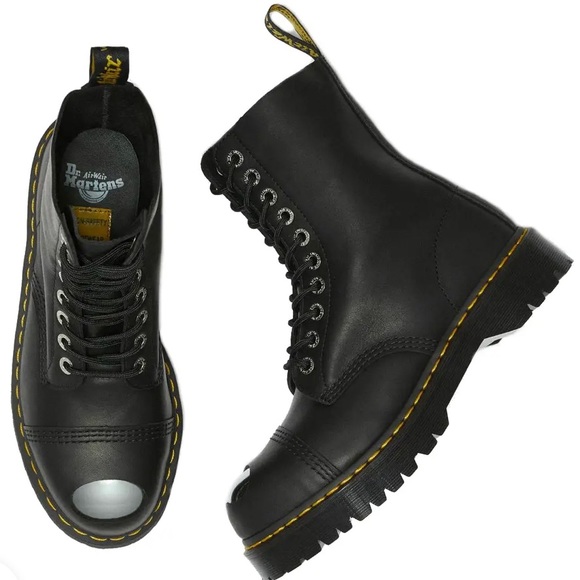 dr martens steel toe cap boots womens